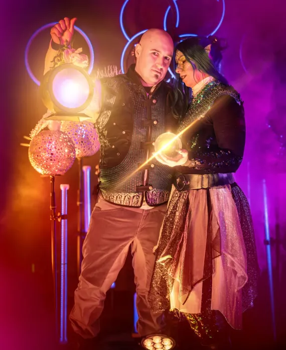 Gala-Event in Dresden mit LED-Show und Logoeinblendung