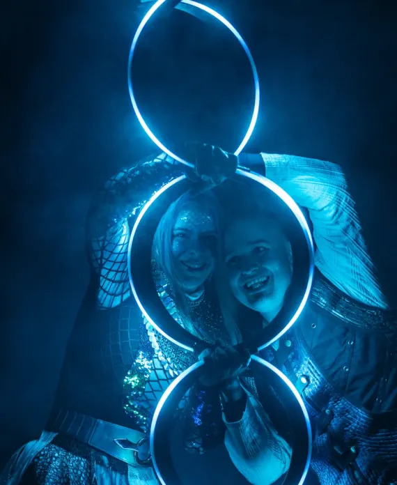 LED-Bühnenact auf Firmenveranstaltung in Nürnberg