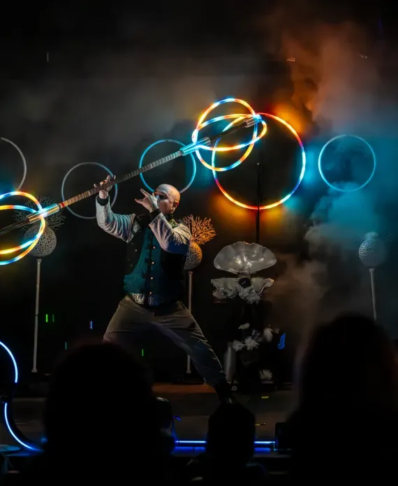 Corporate Branding in LED-Show bei Event in Berlin