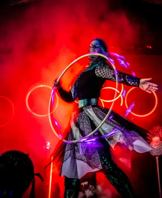 LED-Show als Gala-Highlight auf Eventbühne in Leipzig